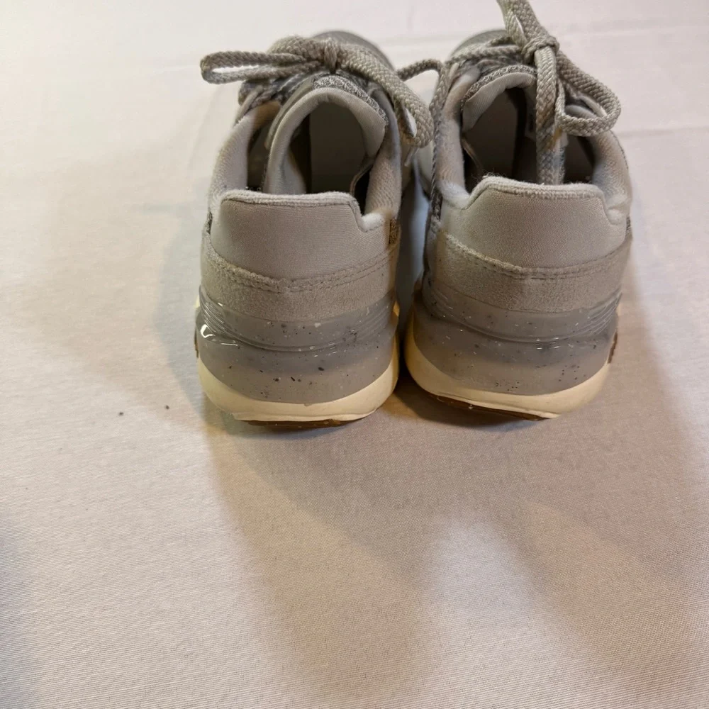 New Balance Big Kid Size 5W Athleisure Sporty Running Shoes Gray Performance EUC